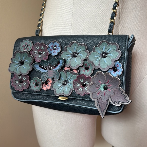 Parfois Handbags - Floral‎ Embellished Women's Crossbody Bag